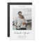 Simple Modern Photo Custom Wedding Save the Date