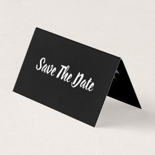 Simple & Modern, Photo Save The Date Card