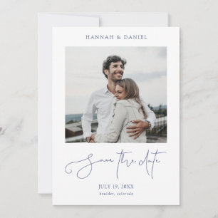 Simple Modern Photo Save the Date Invite Template