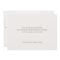 Simple Modern Photo Thank You Wedding Card
