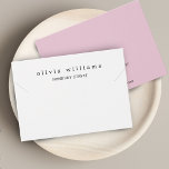 Simple Modern Pink Necklace Bracelet Display Card<br><div class="desc">Stylish and modern necklace or bracelet display holder with two printed slats "markers",  these are not precut. Matching items in the collection.</div>