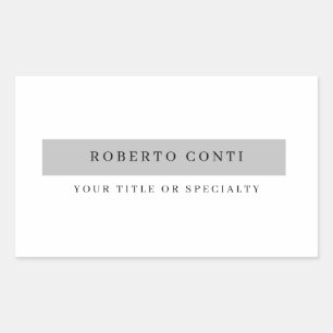 Simple Modern Plain Minimalist Sticker
