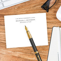 Simple modern professional mens personalized