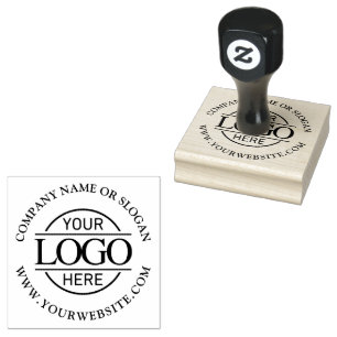 Simple Modern Promotional Company Business Logo Rubber Stamp