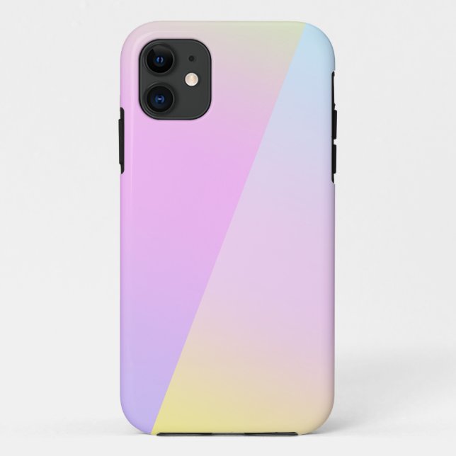 Simple Modern Rainbow colourful gradient Watercolo Case-Mate iPhone Case (Back)