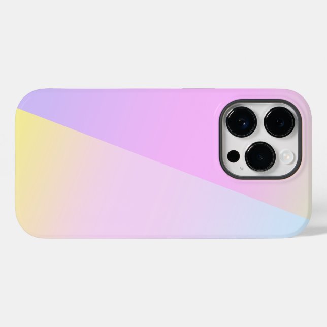 Simple Modern Rainbow colourful gradient Watercolo Case-Mate iPhone Case (Back (Horizontal))