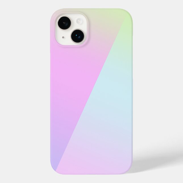 Simple Modern Rainbow colourful gradient Watercolo Case-Mate iPhone Case (Back)