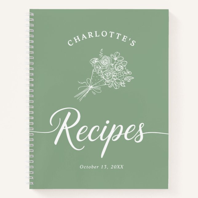 Simple Modern Recipe Book (Front)