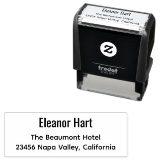 Simple Modern Return Address Self‑Inking Stamp