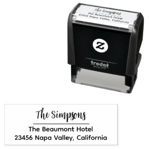 Simple Modern Return Address Self‑Inking Stamp