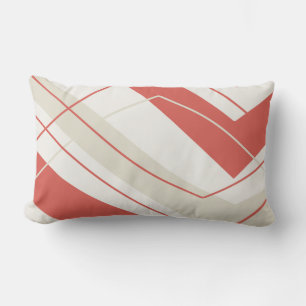 Simple Modern Salmon Lumbar Pillow