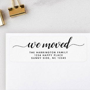 Simple Modern Script We moved New address