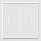 Simple Modern Square Custom Two Monogram Initials