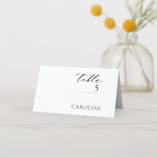 Simple Modern Stylish Chic Wedding Place Cards