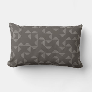 Simple, modern, trendy geometric graphic pattern lumbar pillow