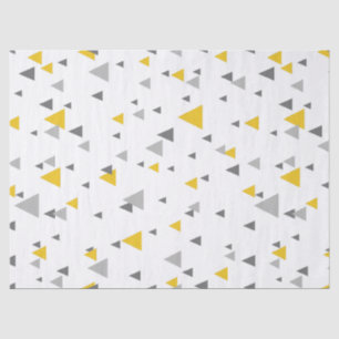 Simple Modern Triangles Pattern Tissue Paper