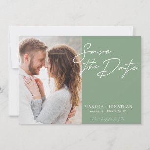 Simple Modern Typography Photo  Save The Date