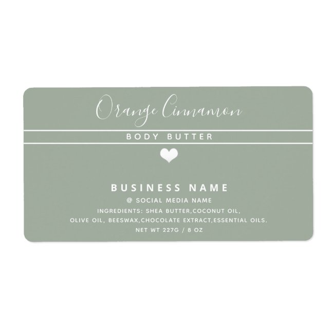 Simple modern  typography white heart  product   (Front)