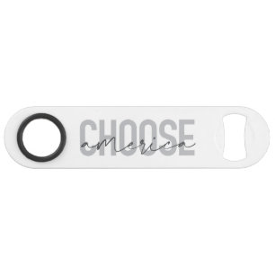 Simple, modern, urban cool design Choose America Bar Key