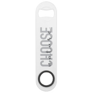 Simple, modern, urban, cool design Choose Nature Bar Key