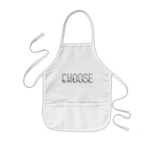 Simple, modern, urban, cool design Choose Nature Kids Apron