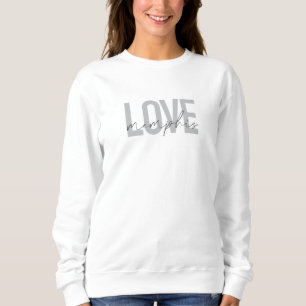 Simple, modern, urban, cool design Love Memphis Sweatshirt