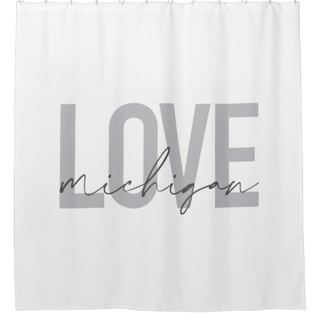 Simple, modern, urban, cool design Love Michigan (Front)