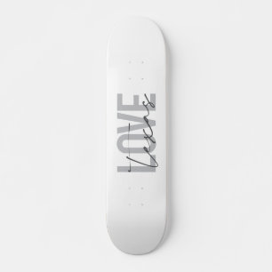 Simple, modern, urban, cool design Love Texas Skateboard