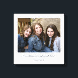 Simple Modern Verse | Grandchildren Photo Canvas Print<br><div class="desc">This simple,  modern photo canvas features one photo template and a verse reading,  "Grandchildren are a gift from the Lord."  You can customize the text,  if desired,  for any use!</div>