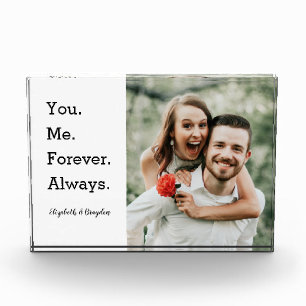 Simple Modern Wedding Engagement Photo Block