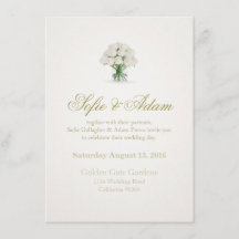 Simple Modern Wedding Invitation