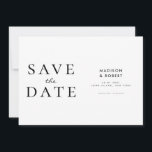 Simple Modern Wedding Save the Date<br><div class="desc">Simple Modern Wedding Save the Date</div>