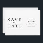 Simple Modern Wedding Save the Date<br><div class="desc">Simple Modern Wedding Save the Date</div>