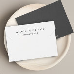 Simple Modern White Necklace Bracelet Display Card<br><div class="desc">Stylish and modern necklace or bracelet display holder with two printed slats "markers", these are not precut. If you are looking for a ring or earring display in this design see in this collection, For shipping, cardstock enquires and pricing contact Zazzle directly.</div>