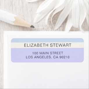 Simple Moderne Bleu Clair et Lavande Professionnel