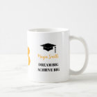 Simple moderne GRAD 20__ Graduation Café Mug