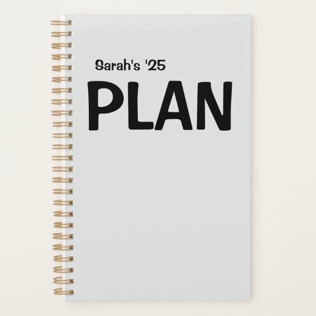 Simple, moderne, planificateur (Devant)