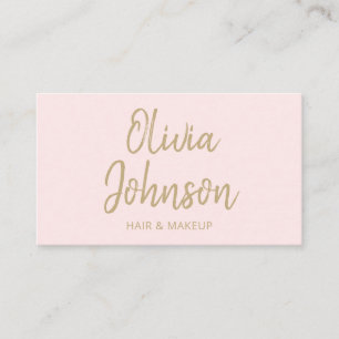 Simple moderne tendance main Lettré Carte de visit