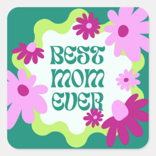 Simple Mom Sticker   raising tiny humans