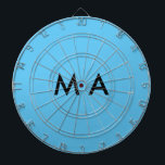Simple monogram add your name letter man minimal t dartboard<br><div class="desc">design</div>