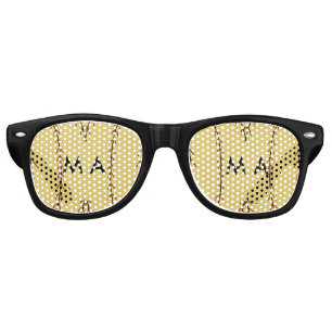 Simple monogram add your name letter man minimal t retro sunglasses