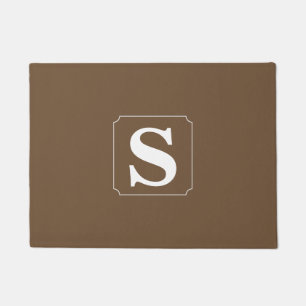 Simple Monogram Doormat