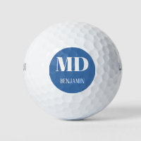 Simple Monogram MD Personalized Doctor