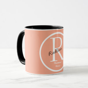 SImple monogram Mug
