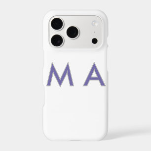 Simple monogram purple grey add your name modern p