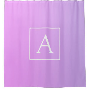 Simple Monogram   Subtle Pink/Purple Ombre