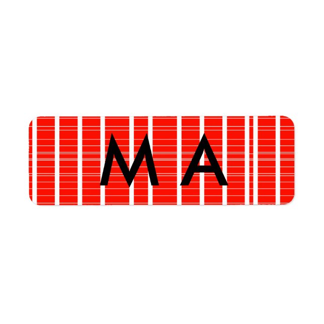 Simple monogramme ajouter votre nom lettre man min (Devant)