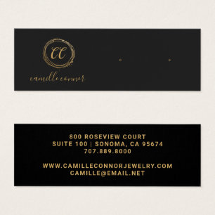Simple Monogramme Or Joaillerie Designer Boucles d