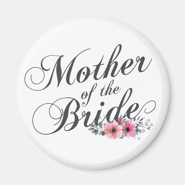 Simple Mother of the Bride Wedding | Magnet (Front)