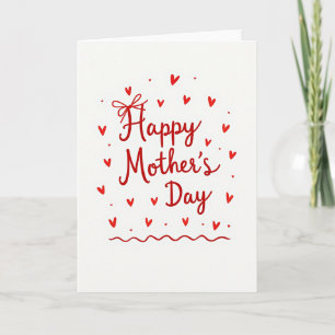 Simple Mothers Day Graphic Card